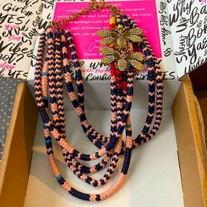 Sassy Jones Kibibi Necklace w/ Brooches